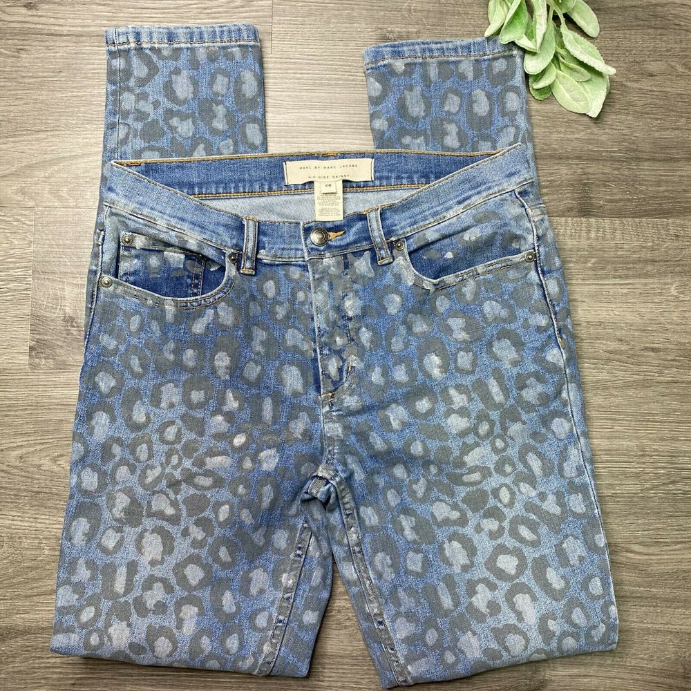 MARC BY MARC JACOBS | sz 28 skinny leopard jeans